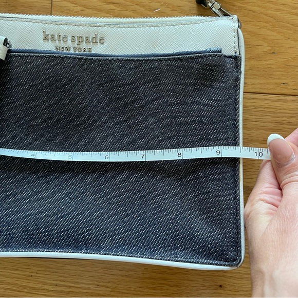 Kate spade white/denim crossbody purse - Picture 10 of 10